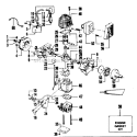 Page C Diagram and Parts List for YP130A  Weed Eater Trimmer